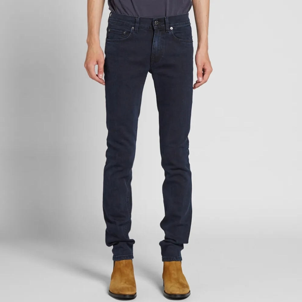 Acne Studios Ace Blue Black Jeans Size 30 Slim Straight